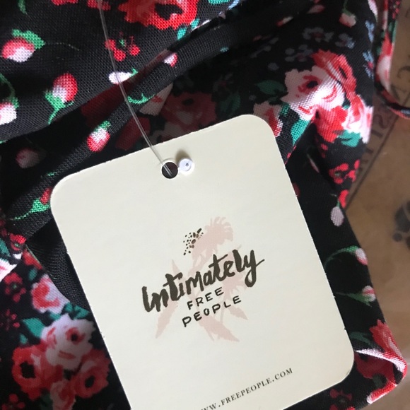 Free People NWT Floral Slip Dress Medium - Picture 8 of 12